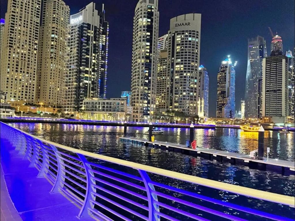 Luxury Limousine Service on Dubai Marina Walk